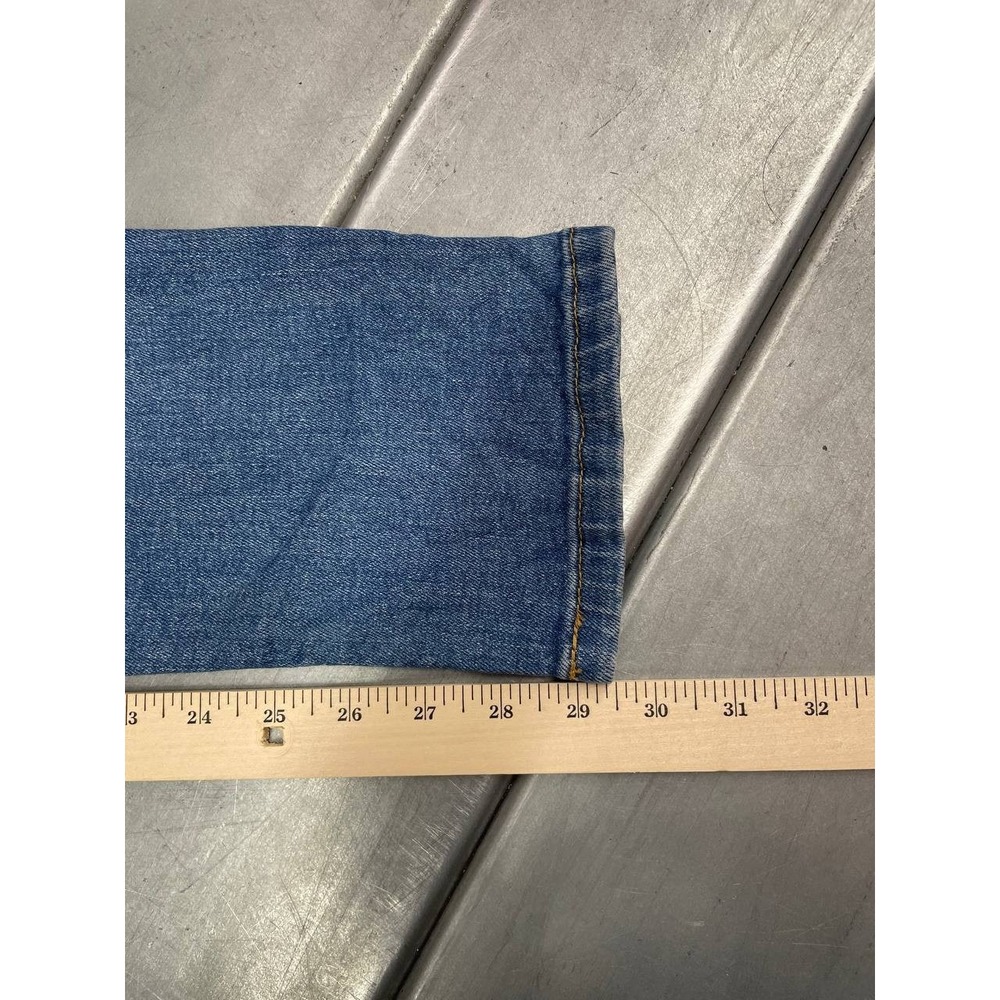 Levis 511 Jeans Mens 28x30 Blue Medium Wash Outdoor Straight - Picture 14 of 15